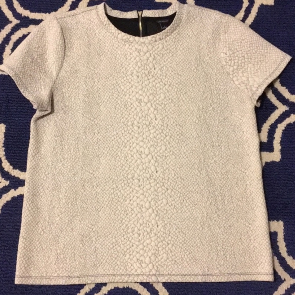 Ann Taylor Faux Python Top